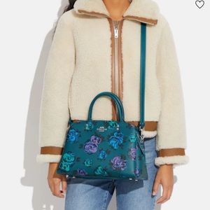 NWT coach Lille carryall with jumbo floral print